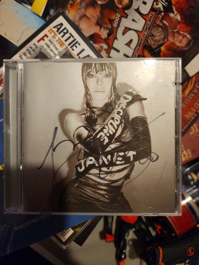 Autographed Janet Jackson Discipline Cd