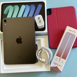 Apple ipad Mini 6th Generation (2021 model) 256GB With Box And Accessories 