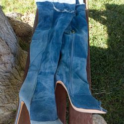 Size 6 1/2 Boots with Heel