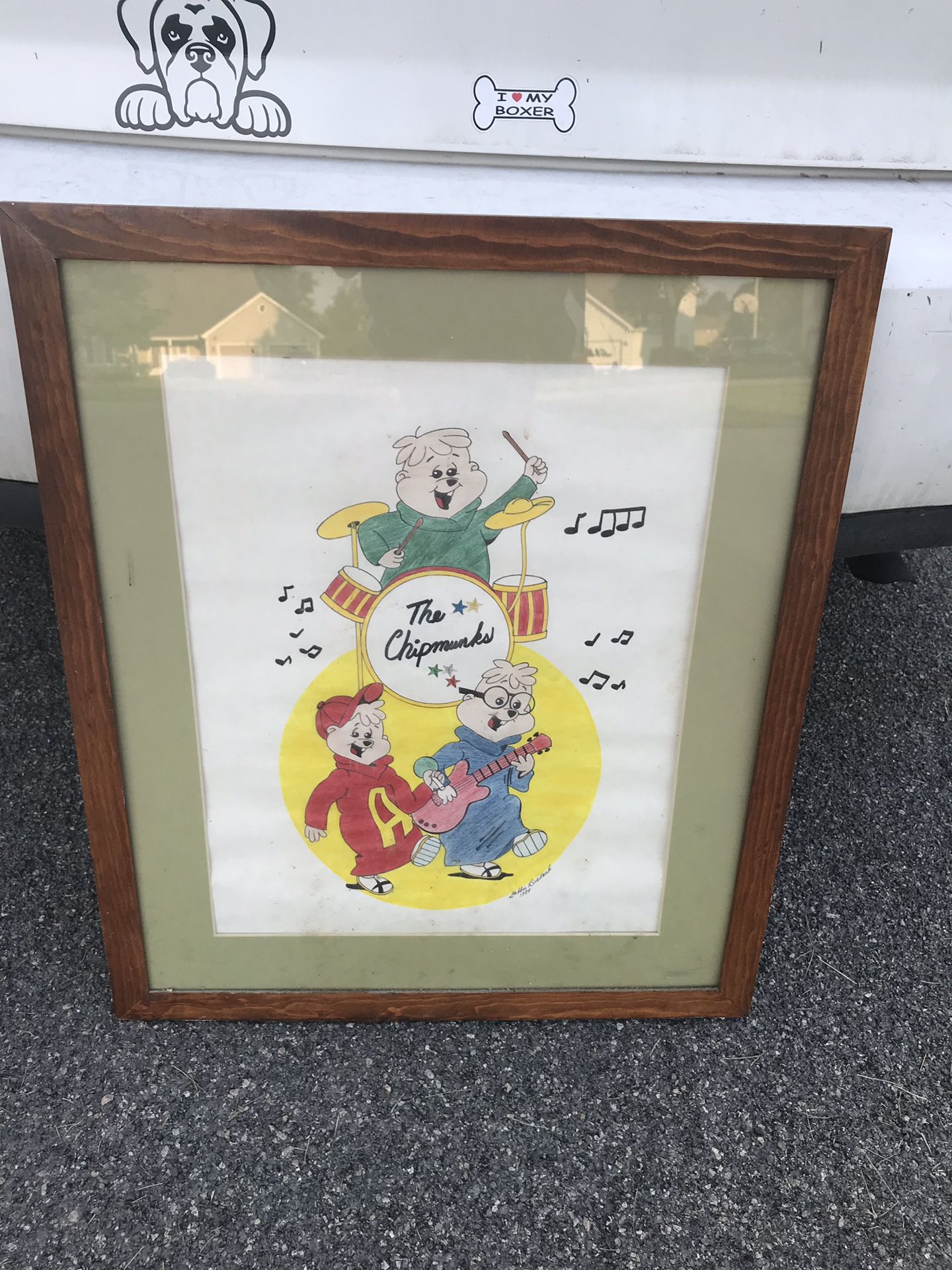 Alvin and the chipmunks picture signed too