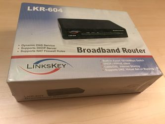 LINKSEY LKR-604 4-port high Cable/DSL Broadband Router