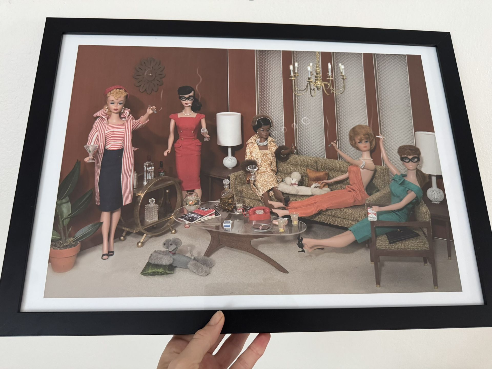 Vintage Barbie Photo Art