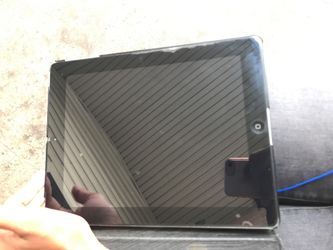 iPad no charger can turn on though for parts it’s locked