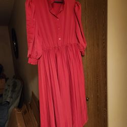 Fashion Space brand women's button-up shirt dress