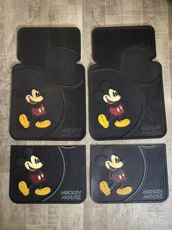 Mickey Mouse Car Floor Mats 4 pc Set *Read Description
