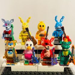Five Nights at Freddy’s Collection Set 8pc Minifigures LEGO Compatible