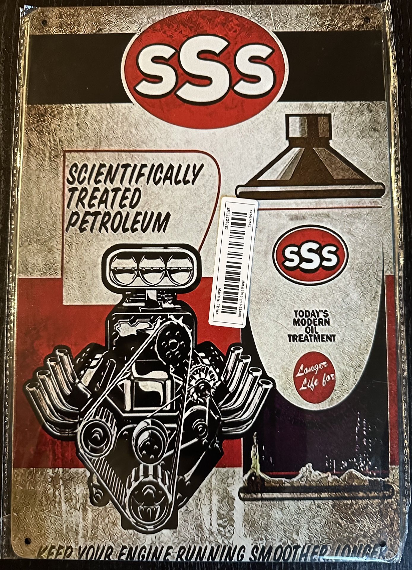 SSS Metal Sign 