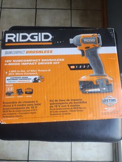 18 v Ridgid impact 1/4