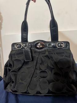 Coach Signature C Jacquard Soho Pleated Lynn Hobo bag