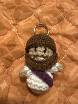 Handmade Jesus Keychain/Bag Charm