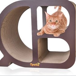 Cat Scratcher Device - 9.50 x 17.50 x 14.00 inches – Suitable for All Pet Cat Sizes – Corrugated Scr
