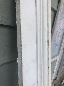 Over 100 year old door header