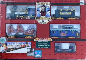 North Pole Christmas Express Animated Train Set