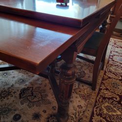 Antique Dining Room Table And Chairs