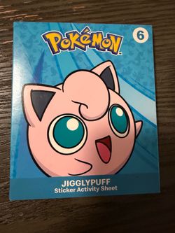Pokemon Jigglypuff Sticker Activity Sheet #6