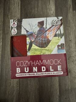 Camping Hammock Pillow Blanket Bundle