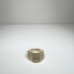 10k Gold Malverde Ring
