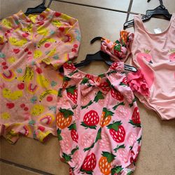 Baby Girl Clothes Size 24 Mos Swimsuit / Bathing Suit 