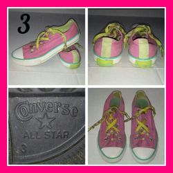 (Sz 3) Juniors Converse Sneakers