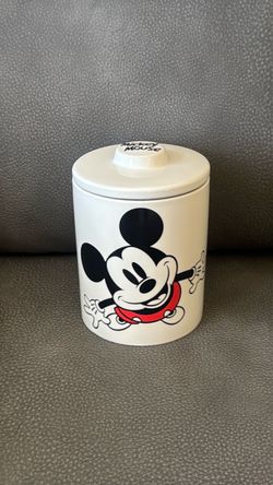 New Disney Mickey Mouse Ceramic Canister Jar