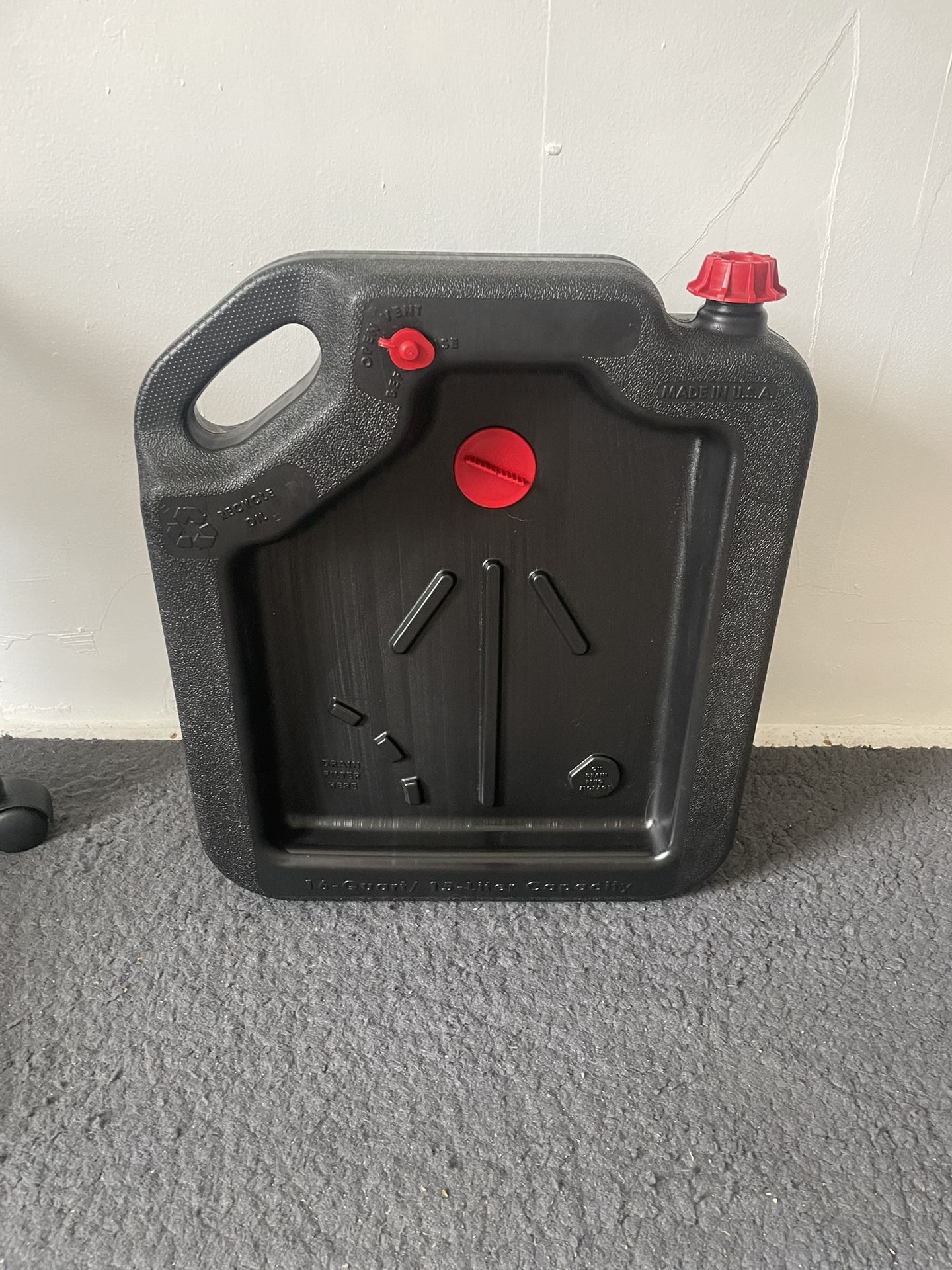 Gas Oil Drain Container
