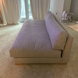 CB2 Piazza Sofa Light Grey