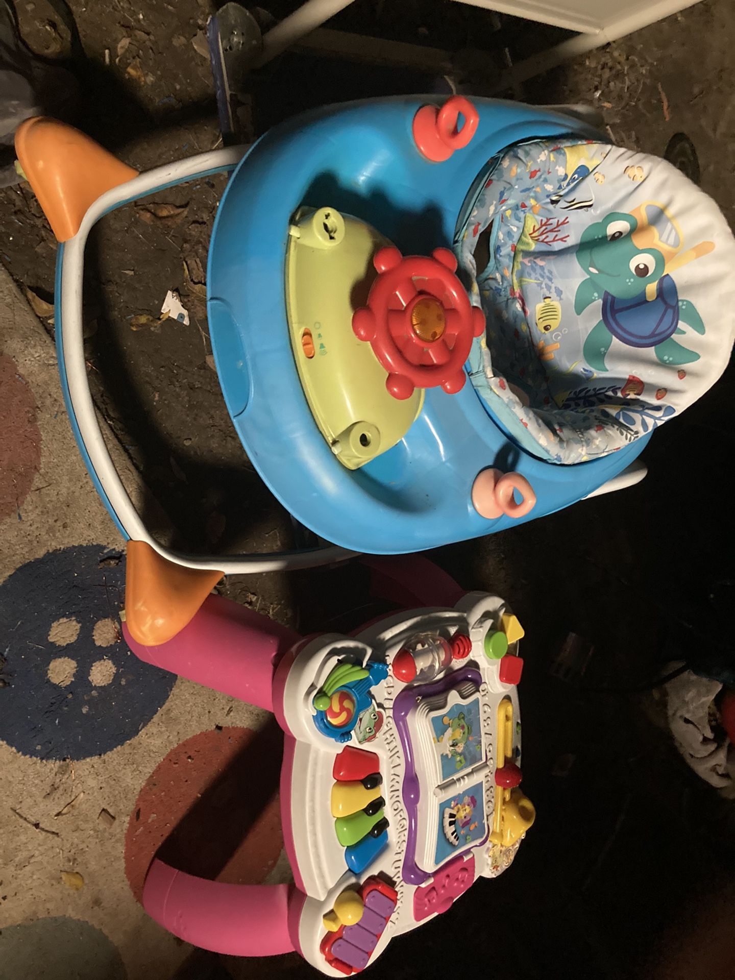 TToddlers chair in activity table