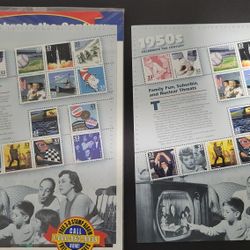 Celebrate The Century 1950s Stamps Mint Condition