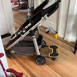 Uppa Baby Cruz Stroller With Kickboard