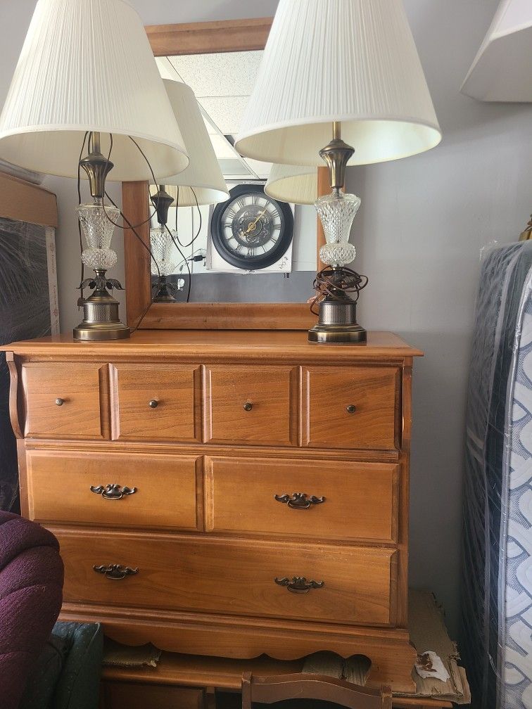 Dresser And Mirror