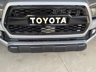 3rd gen tacoma trd style front grill with led letters