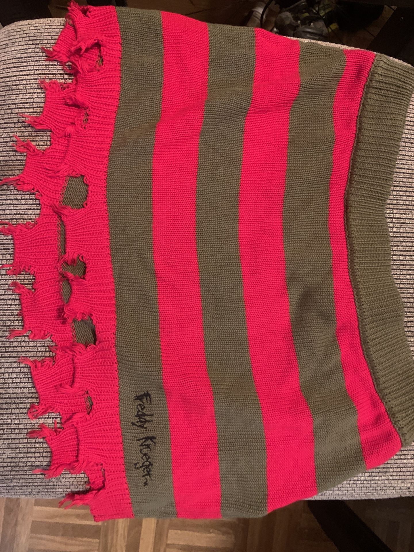 freddy kruger striped skirt