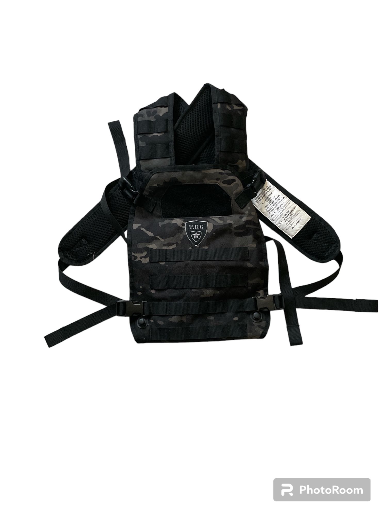 Tactical Baby Gear Infant Carrier Multicam Black