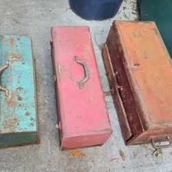 3 tool boxes toolboxes 
All 3 for $21

San Jose 95121 area