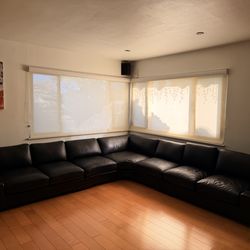 Black Leather Couch