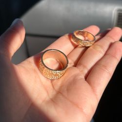 Thrift Store Gold Rings 