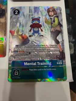 Digimon Card Mental Training P-104 Holo