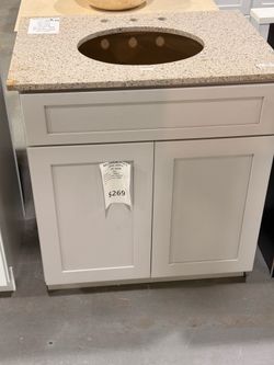 30” vanity