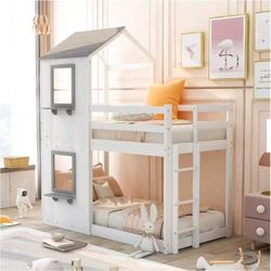 Bunk Bed House Frame