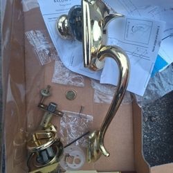 BRASS DOOR HANDLESET DOOR KNOB.