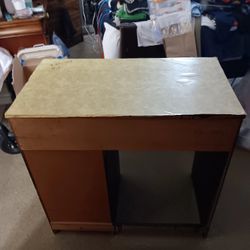 Used Desk-Black 4 Drawers