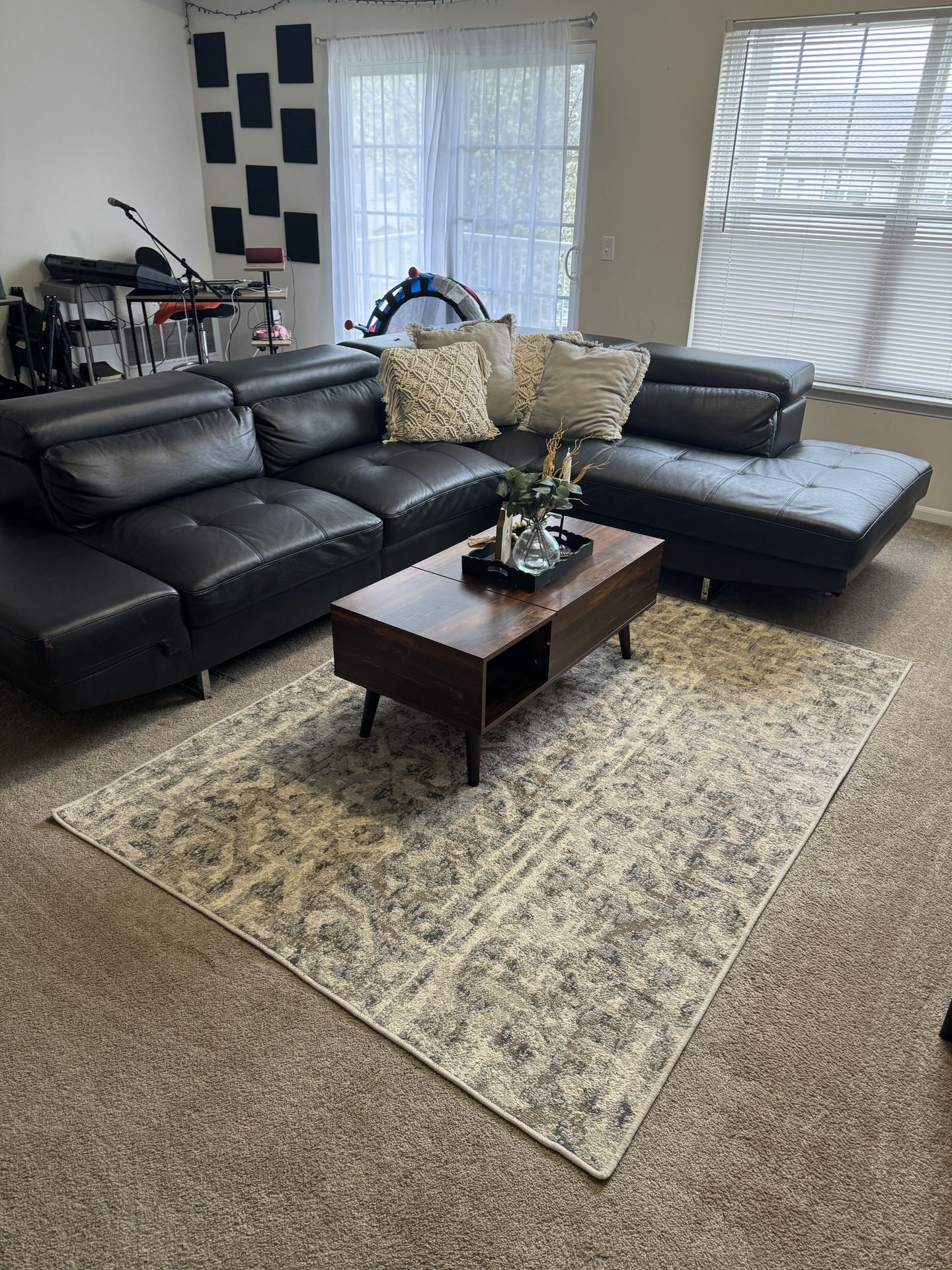 Complete Modern Living Room Set (INDIVIDUAL PRICING AVAILABLE- CHECK DESCRIPTION)