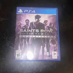 Saints Row The Third Remastered PS4 
