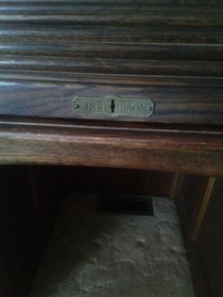 ***Jefferson*** Roll top double pedestal desk.