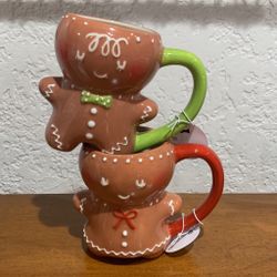 Gingerbread Mugs Set