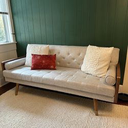70” NEW BEIGE SOFA!! COUCH!