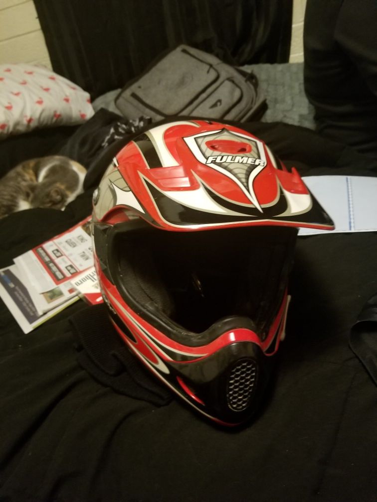 Dirt bike helmet