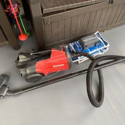 Sanitaire (Eureka) Canister Vacuum + Tons of Filters