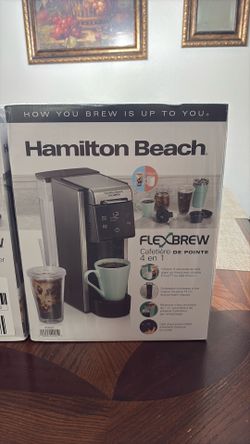Nueva cafetera Hamilton Beach flexbrew 4 en 1