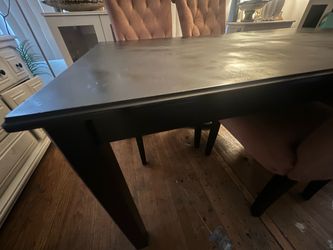 $40 Dark brown wooden table